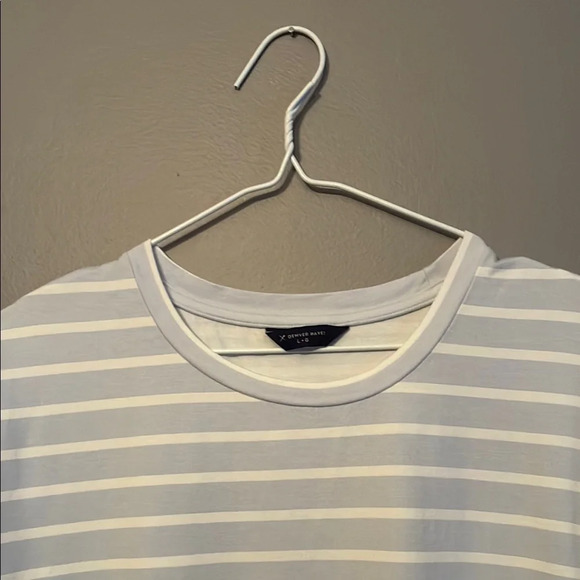 Denver Hayes White Striped Midi Dress - Picture 3 of 12